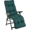Compra TUMBONA PLEGABLE ALBA 7 POSICIONES GRIS/VERDE IMPORT NT128708 al mejor precio