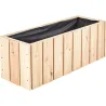 Compra JARDINERA DE MADERA RECTANGULAR BALCON 71 X 28 X 28 CM 5519 al mejor precio