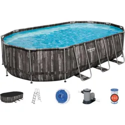 PISCINA OVALADA DESMONTABLE...