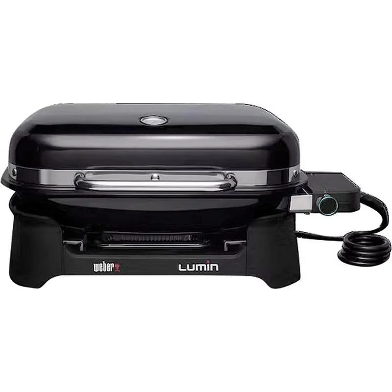 Compra BARBACOA ELECTRICA COMPACT LUMIN 1000 NEGRA WEBER 91010953 al mejor precio