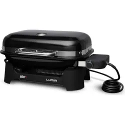 Compra BARBACOA ELECTRICA COMPACT LUMIN 1000 NEGRA WEBER 91010953 al mejor precio