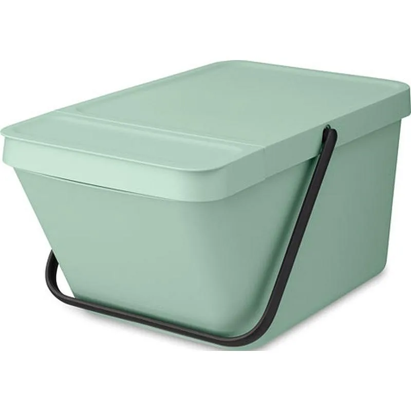 Compra CUBO RECICLAJE SORT & GO APILABLE VERDE JADE 20 L 277764 al mejor precio