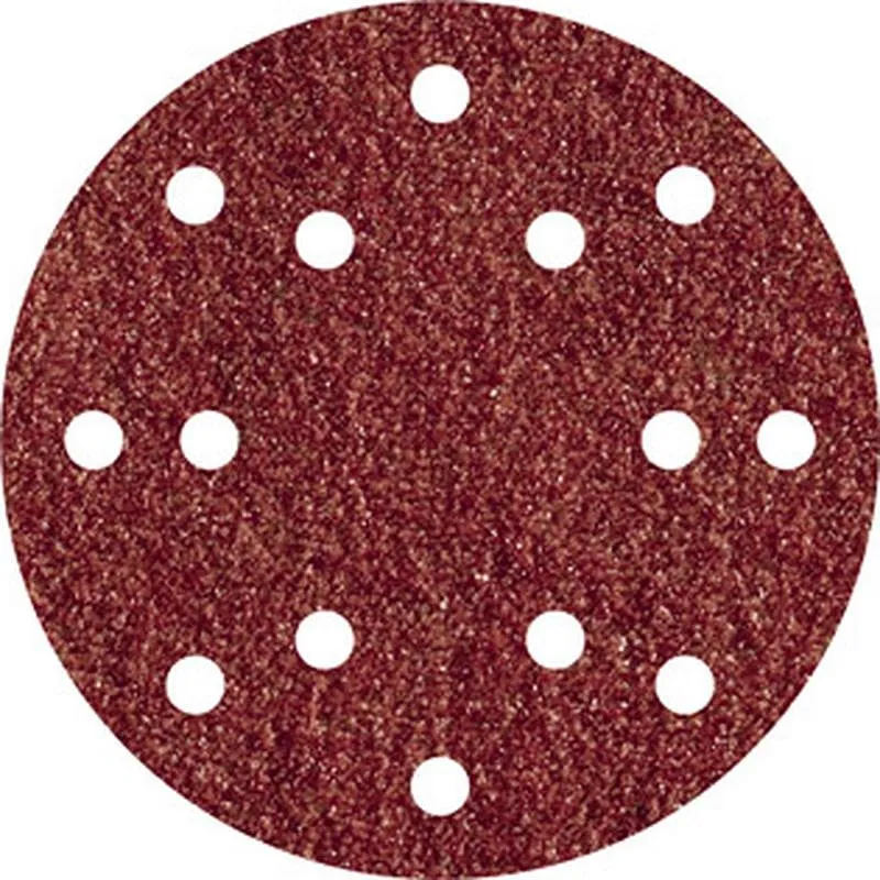 Compra LIJA DISCO ADHERENTE MADERA METAL GR 120 5 UDS diametro 150 14 AGUJEROS WOLFCRAFT 1843000 al mejor precio