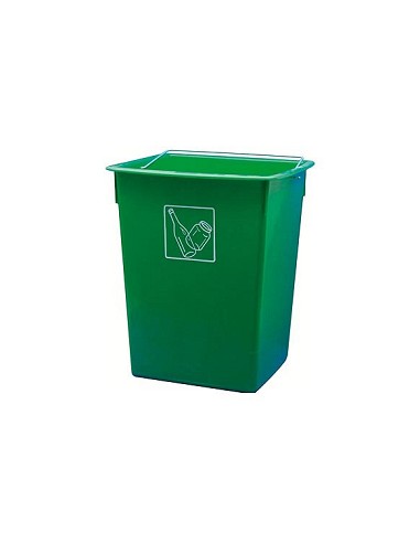 Compra Cubeta reciclar 26 l con asa verde FERVIK 434-VERDE al mejor precio