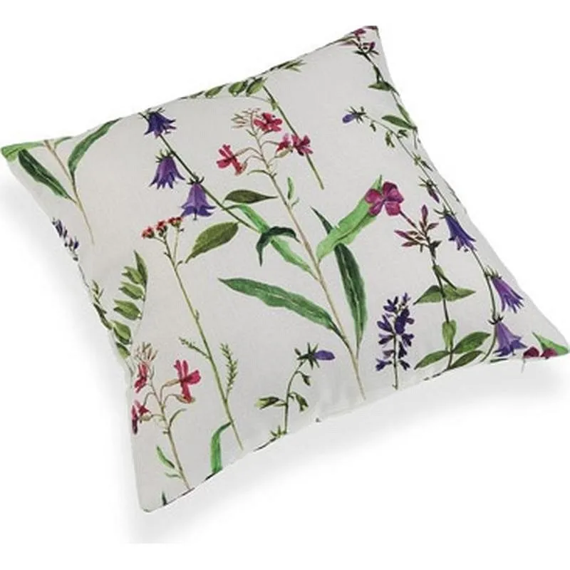 Compra COJIN CON RELLENO FLORES SILVESTRES 45 X 45 CM VERSA 21770047 al mejor precio