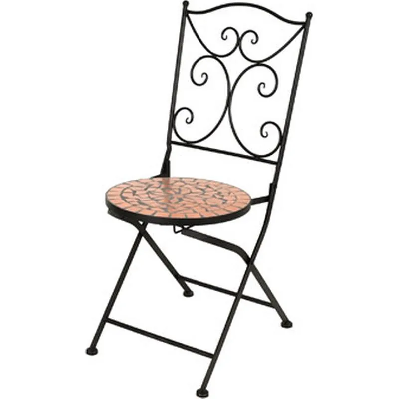 Compra SILLA PLEGABLE BISTRO METALICA 40 X 38 X 90 CM IMPORT X75000200 al mejor precio
