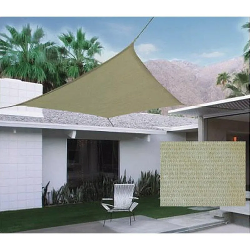 Compra TOLDO VELA SOMBREO CUADRADO POLIETILENO 3,6 X 3,6 M ARENA NATUUR NT123413 al mejor precio