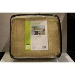 Compra TOLDO VELA SOMBREO CUADRADO POLIETILENO 5 X 5 M ARENA NATUUR NT123414 al mejor precio
