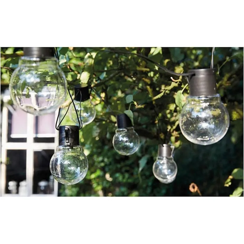 Compra GUIRNALDA LED SOLAR 10 BOMBILLAS MENORCA 3,8 M LUXFORM IL951140 al mejor precio