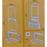 Compra CARRETILLA PLEGABLE BASE ALUMINIO 120KG-107X49X49CM IRONSIDE 197002 al mejor precio
