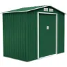 Compra CASETA METALICA 5,4 M² 277 X 191 X 202 CM VERDE NATUUR ARCHER C VERDE al mejor precio
