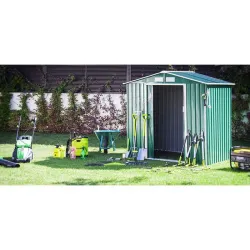 CASETA METALICA 2,79 M² 213 X 127 X 195 CM VERDE NATUUR ARCHER A VERDE
