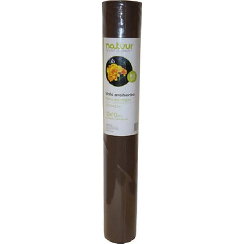Compra MALLA ANTIHIERBA NO TEJIDA 80 GR/M² 1,5 X 10 M MARRON NATUUR NT124554 al mejor precio