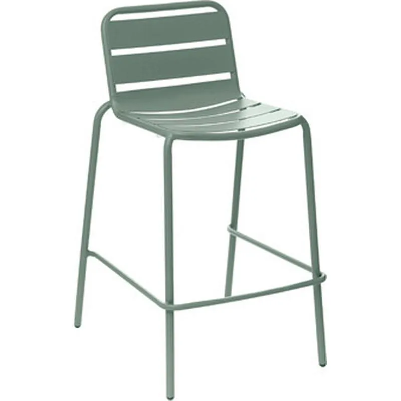 Compra SILLA ALTA APILABLE ACERO PHUKET VERDE IMPORT 165254G al mejor precio