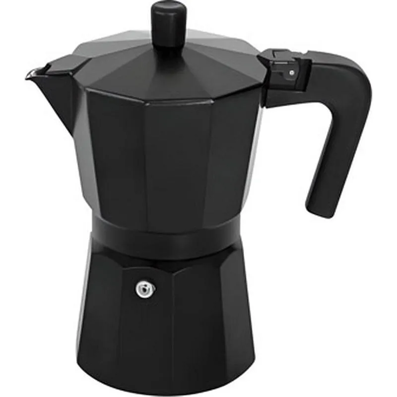 Compra CAFETERA ALUMINIO PISA NEGRA 9 TAZAS BOX PLUS 277900C al mejor precio