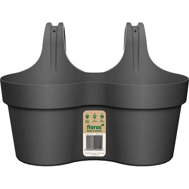 Compra MACETA BALCON DUO ANTRACITA ELHO 1004630 al mejor precio