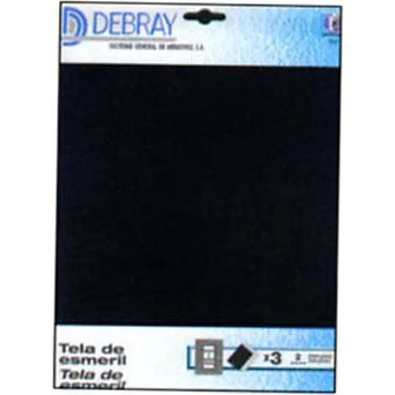 Compra LIJA DE MANO TELA ESMERIL AZUL ESCUDO GR 180 (00) 230 X 280 MM DEBRAY 66623315055 al mejor precio