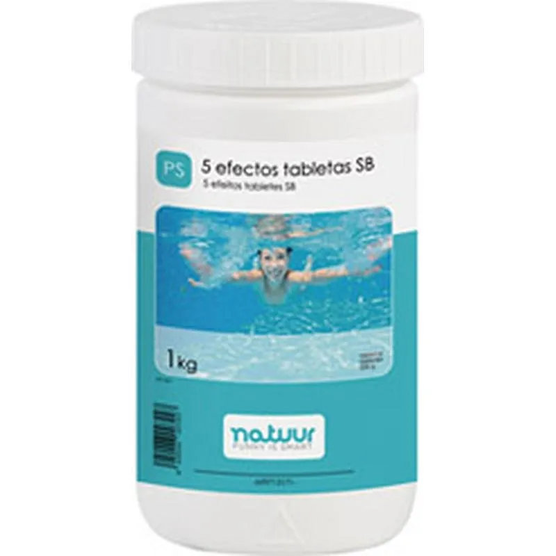 Compra CLORO 5 ACCIONES TABLETA 250 GR 1KG NATUUR NT1801 al mejor precio