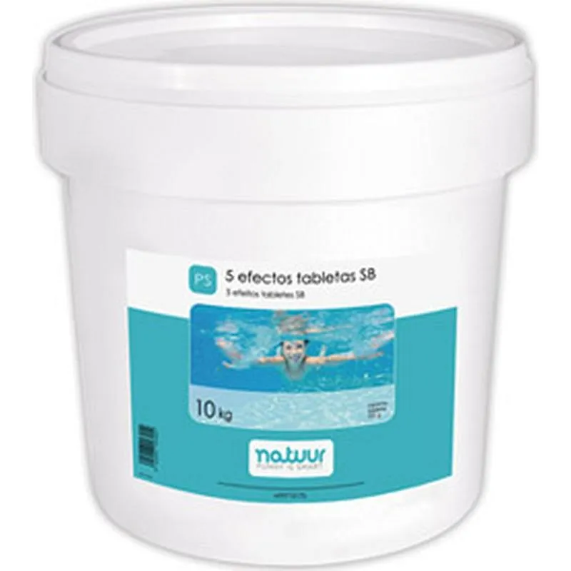 Compra CLORO 5 ACCIONES TABLETA 250 GR 10 KG NATUUR NT1810 al mejor precio