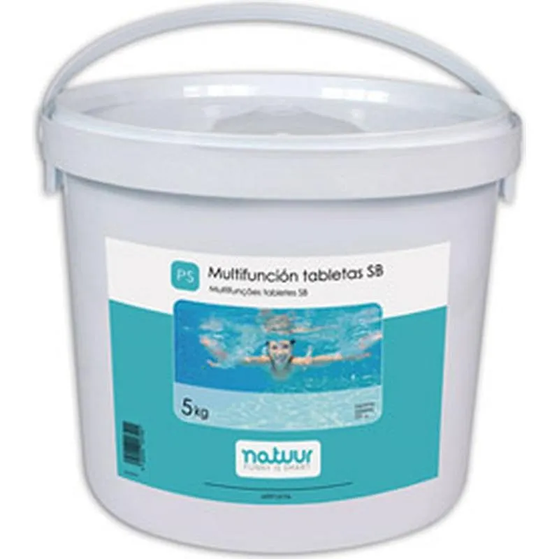 Compra CLORO MULTIFUNCION SIN SULFATO COBRE TABLETA 250 G 5 KG NATUUR NT2605 al mejor precio