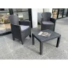 Compra SILLON RATAN RESINA 2 U + MESITA ANTRACITA IMPORT 042280180 al mejor precio