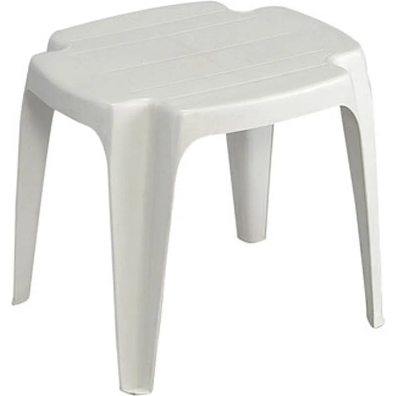 Compra MESA AUXILIAR SIUSI BLANCO 42 X 38 X 38 CM PROGARDEN SIUSI al mejor precio