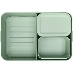 Compra CONTENEDOR DE ALIMENTOS GRANDE CON DIVISIONES VERDE JADE BRABANTIA 203527 al mejor precio