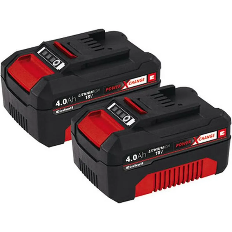 Compra BATERIA 18 V TWINPACK 2 UDS 4 AH EINHELL 4511489 al mejor precio