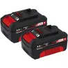 Compra BATERIA 18 V TWINPACK 2 UDS 4 AH EINHELL 4511489 al mejor precio