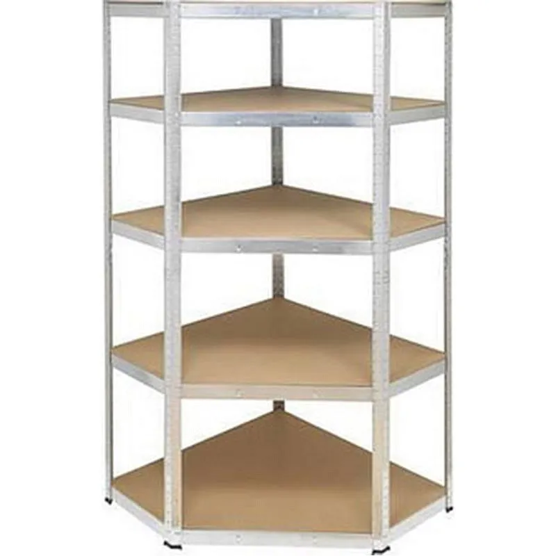 Compra ESTANTERIA METAL GALVANIZADO RINCON 5 ESTANTES MADERA SIN TORNILLOS 196 X 75 X 40 X 50 CM IRONSIDE 103097 al mejor precio
