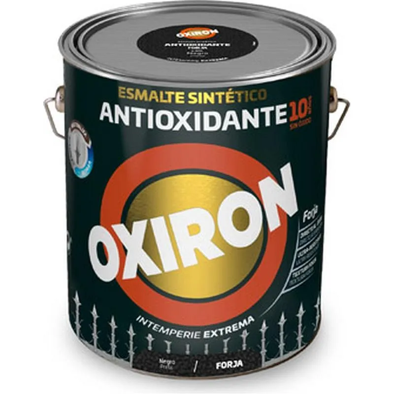Compra ESMALTE ANTIOXIDANTE OXIRON FORJA 4 L NEGRO TITAN F20020404/5809028 al mejor precio