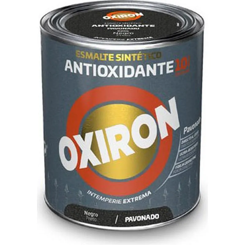 Compra ESMALTE ANTIOXIDANTE OXIRON PAVONADO 750 ML GRIS ACERO TITAN F2B020234/5809044 al mejor precio