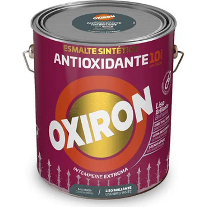 Compra ESMALTE ANTIOXIDANTE OXIRON LISO BRILLO 750 ML GRIS MEDIO TITAN F2C454934/5809071 al mejor precio