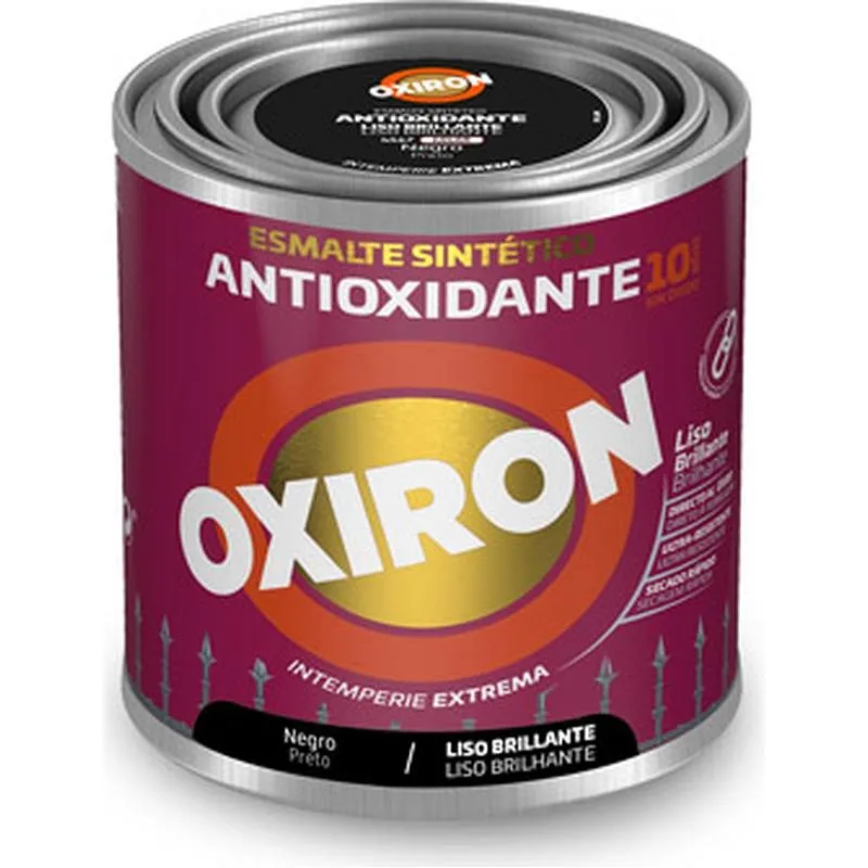 Compra ESMALTE ANTIOXIDANTE OXIRON LISO BRILLO 750 ML NEGRO TITAN F2C456734/5809081 al mejor precio