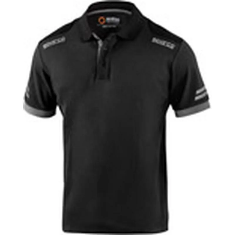 Compra POLO TECNICO 180 GR NEGRO / GRIS FLUOR TALLA L SPARCO 02415NRGSL al mejor precio