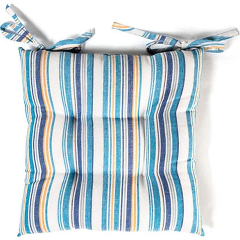 Compra COJIN SILLA MARIN VIVES 40 X 40 CM RAYAS AZUL IMPORT 9853900 al mejor precio