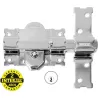 Compra CERROJO 11 CON CILINDRO diametro 27X49MM CROMADO INTERFER 31319 al mejor precio