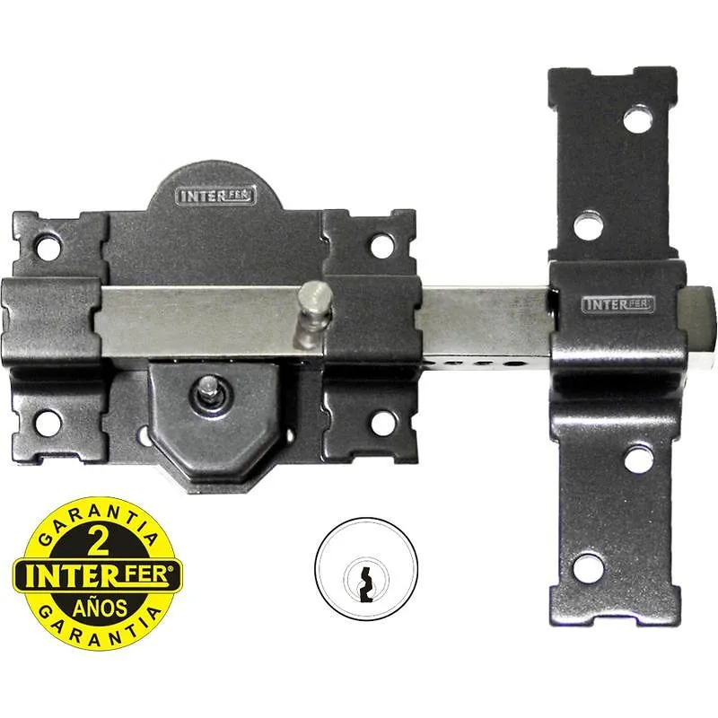 Compra CERROJO 11 CON CILINDRO diametro 27X49MM PINTADO INTERFER 31463 al mejor precio