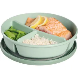 Compra CONTENEDOR ALIMENTOS REDONDO CON DIVISIONES 250 + 250 + 500 ML MEPAL 106219094700 al mejor precio