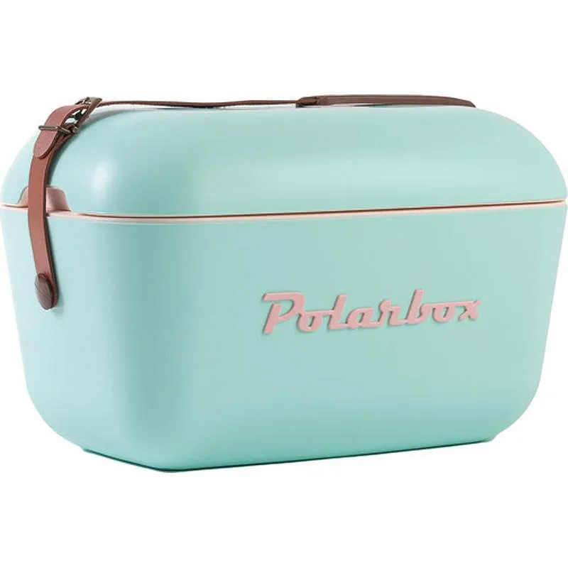 NEVERA RIGIDA RETRO POLAR BOX 20 L VERDE AGUA CLASSIC POLISUR PLB20/V/CLASS