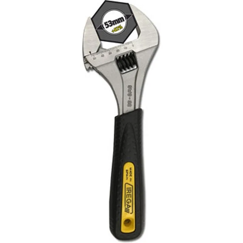 Compra LLAVE AJUSTABLE GRAN APERTURA HASTA 53 MM 10" - 250 MM R.570310010005100 IREGA SWO 92/CBE-10" al mejor precio