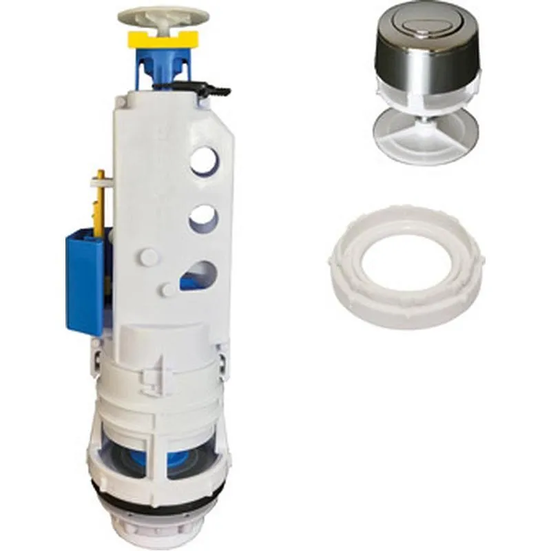 Compra DESCARGA CISTERNA WC DOBLE PULSADOR SIN KIT TORNILLERIA H2O 9714310 al mejor precio