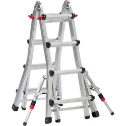 Compra ESCALERA ALUMINIO TELESCOPICA TELEFLEX 4+4 PELDAÑOS KYLATE 01-820-544 al mejor precio