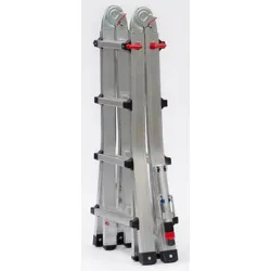 Compra ESCALERA ALUMINIO TELESCOPICA TELEFLEX 4+4 PELDAÑOS KYLATE 01-820-544 al mejor precio