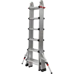 Compra ESCALERA ALUMINIO TELESCOPICA TELEFLEX 6+6 PELDAÑOS KYLATE 01-820-566 al mejor precio