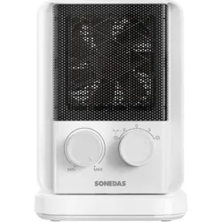 Compra CALEFACTOR CERÁMICO OSCILANTE 2000 W BLANCO SONEDAS NTY20-22E al mejor precio