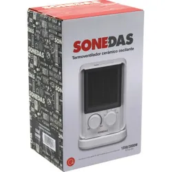 Compra CALEFACTOR CERÁMICO OSCILANTE 2000 W BLANCO SONEDAS NTY20-22E al mejor precio