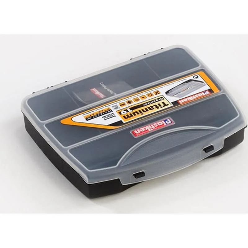 Compra CLASIFICADOR MALETIN POLIPROPILENO 8 COMPARTIMENTOS FIJOS 190 X 160 X 37 MM PLASTIKEN 80019 al mejor precio