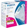 Compra JARRA FILTRANTE STYLE AZUL + 3 FILTROS MAXTRA PRO 2,4 L BRITA 1051127 al mejor precio