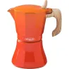 Compra CAFETERA ALUMINIO INDUCCION PETRA NARANJA 9 TAZAS OROLEY 215090406 al mejor precio